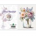 FLORAL BEAUTIES GREETING CARD Jar Bouquet 3